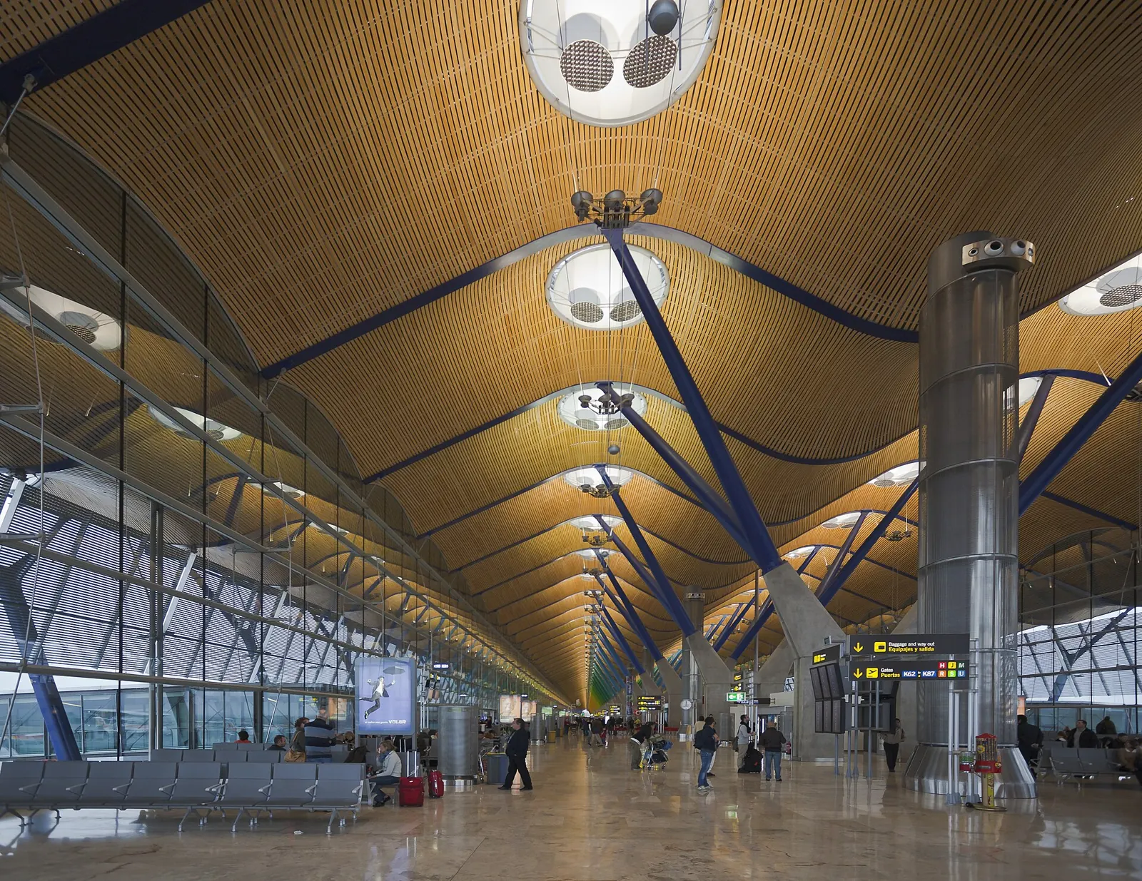 Terminal 4 at Madrid-Barajas airport