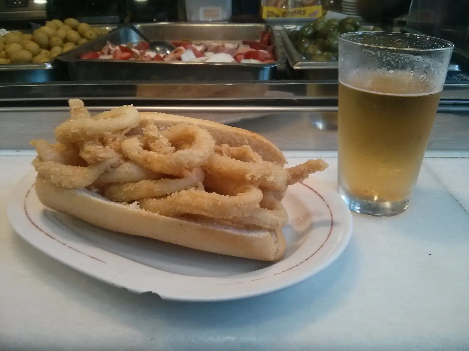 Bocadillo de calamares