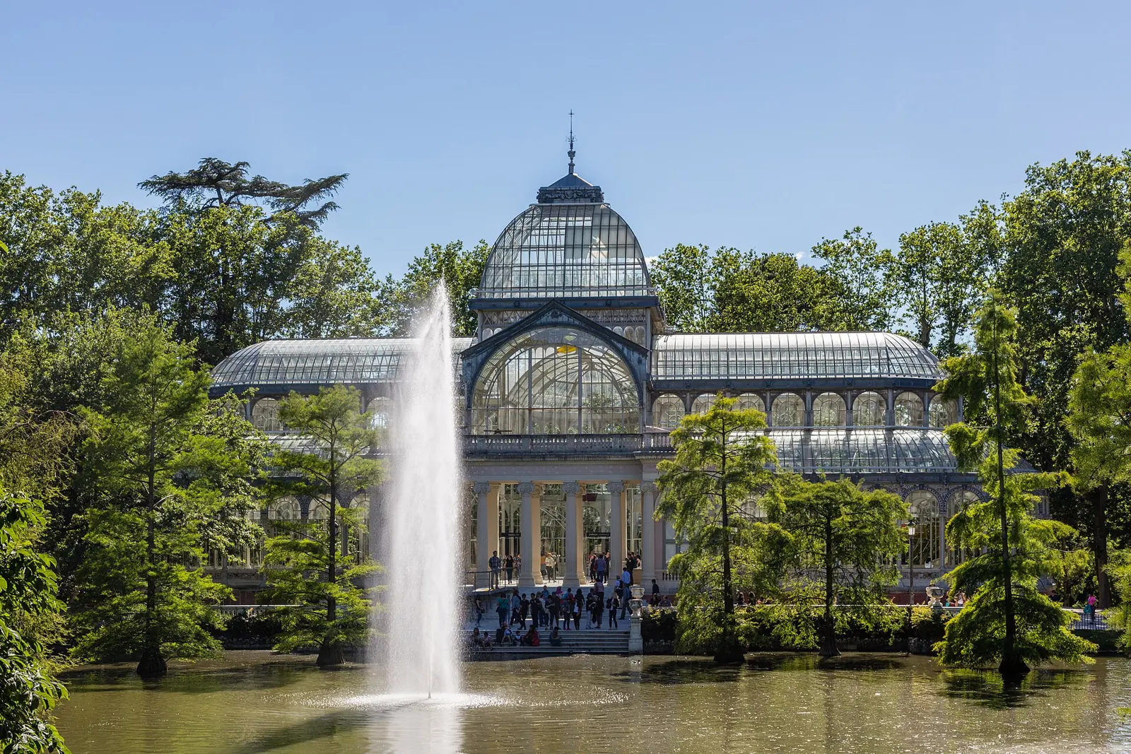 Palacio de Cristal en el Parque del Retiro
